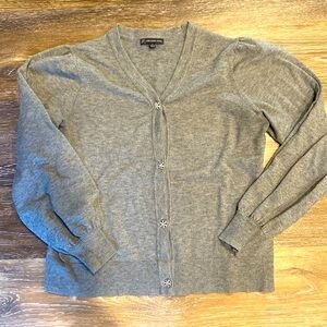 Adrianna Papell Button Down Sweater